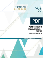 Edital Verticalizado Polícia Federal Agente Administrativo PDF