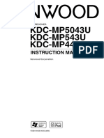 KDC-MP5043U KDC-MP543U KDC-MP443U: Instruction Manual