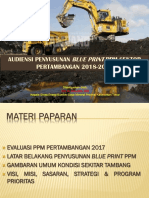 1 - Presentasi Final Kadis Esdm Blue Print PPM Pertambangan 2018-2019 Dengan Dirjen PDF