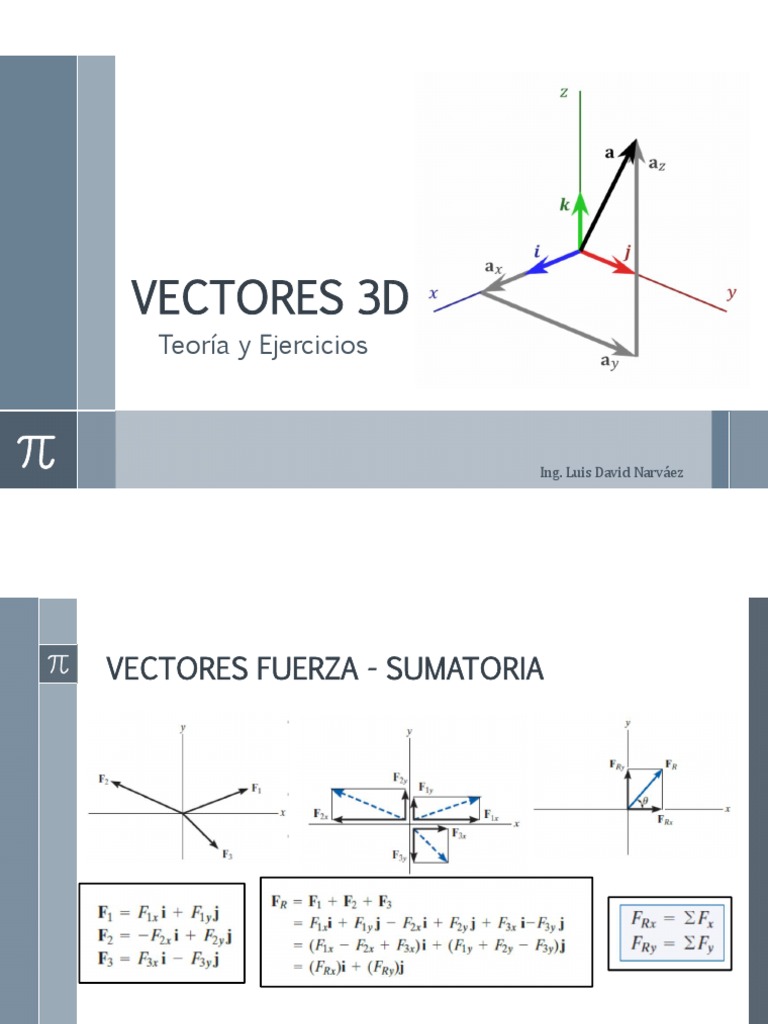 Vectores en Tres Dimensiones | PDF | Ciencia y matemáticas