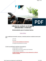 Preguntas 1 Examen Teorico Licencia Conducir Uruguay