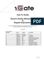 How To Guide Generic Header Manipulation & Regular Expressions