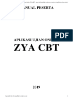 Manual Aplikasi Ujian Online ZYA CBT - Peserta Tes