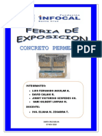 Informe Concreto Permeable