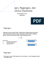 Tegangan, Regangan, Dan Modulus Elastisitas