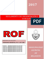 Rof 2017 Ordenanza Municipal 011-2017 PDF