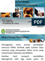 MUTU PROSES Presentasi