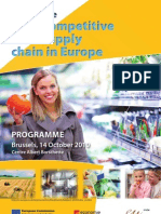 Final Agenda Conference For A Competitive Food Supply Chain 14-10-2010