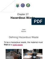 Defining Hazardous Waste Characteristics