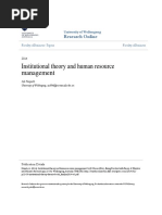 Insitutional Theory