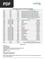 SCB Credit Card Charges 2025 | PDF | Credit Card | Fee