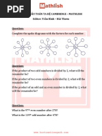 Đề thi mẫu Toán TA Cambridge - Mathlish