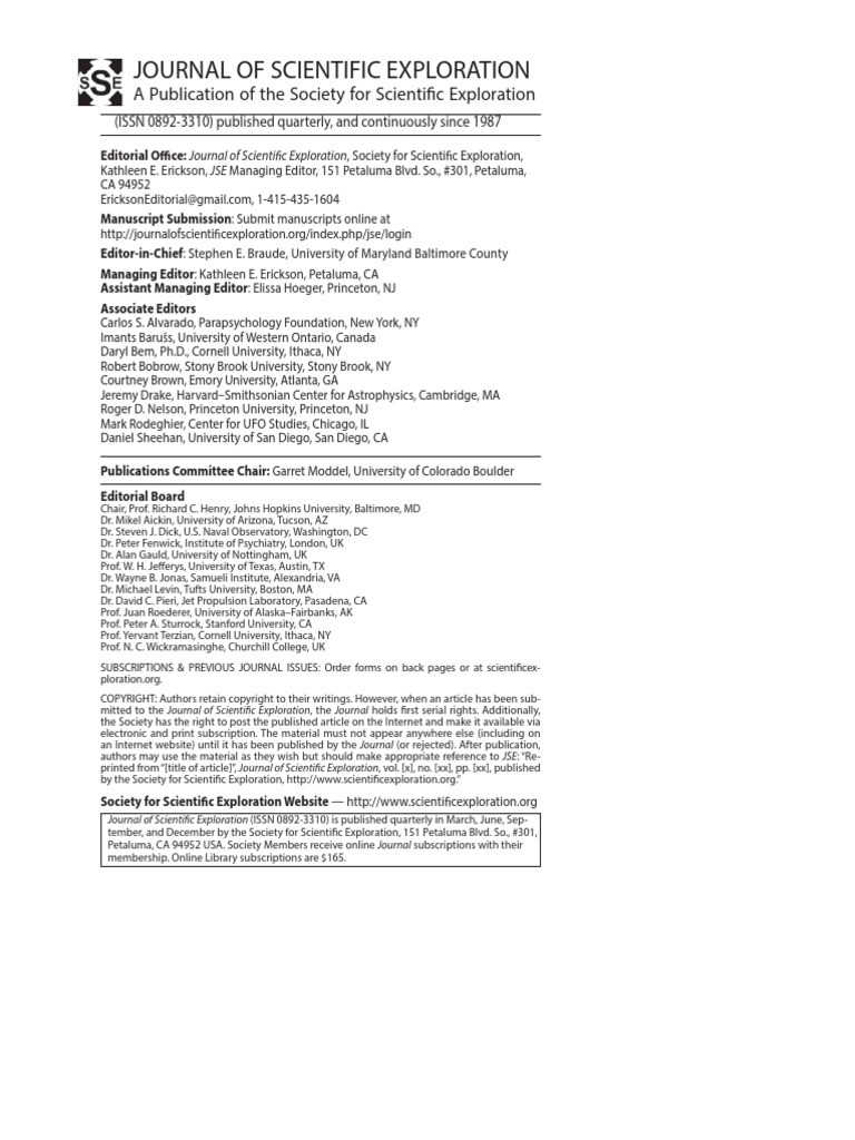 Jse 31 4 17 Pdf Parapsychology William Shakespeare