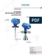 Level-Radar BM 700, BM 70 A, BM 70 P: Easy To Program in The Field or Via PC