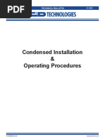 Condensed Installation & Operating Procedures: Technical Bulletin