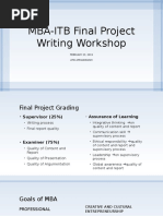 Final Project Writing Workshop