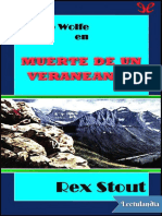 Muerte de Un Veraneante - Rex Stout