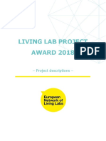 Living Lab Project Award 2018