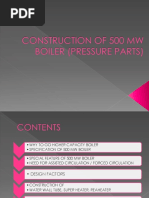 Pressure Parts 500MW Boiler
