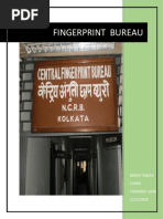 Fingerprint Bureau: Nisha Yadav (1404) Forensic Law 2/15/2019