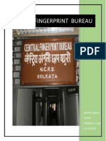 Fingerprint Bureau: Nisha Yadav (1404) Forensic Law 2/15/2019