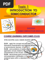 Topic 1 Introduction To Semiconductor