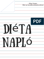StopSugar Diéta Napló Nyomtatható A5 Ös PDF