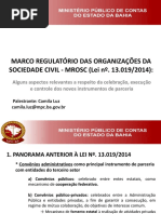 MROSC Lei 13019-2014 Aspectos Relevantes