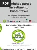 Um Estudo da Lei de Informática na Zona Franca de Manaus