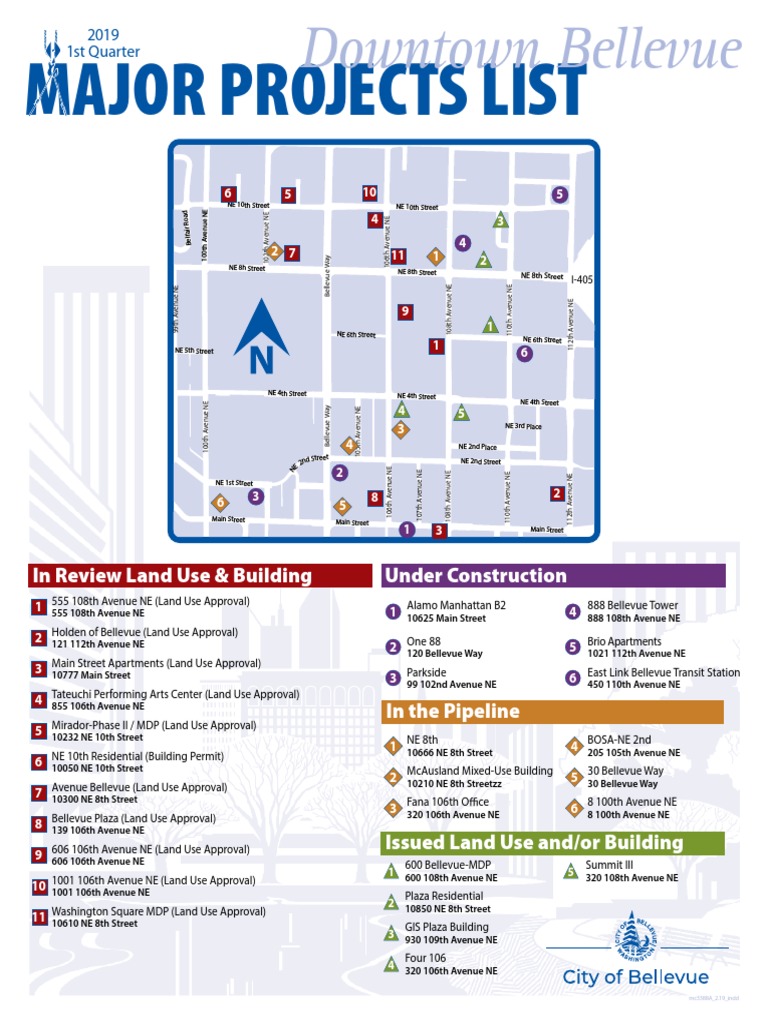 Downtown Bellevue Major Projects List – RTWU