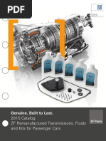 Fluids and Kits For Passenger Cars ZF - Remanufactured - Transmissions PDF