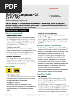 Shell Gas Compressor Oil S4 PV 190 (En) TDS