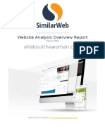 Website Analysis Overview Report: March 2019