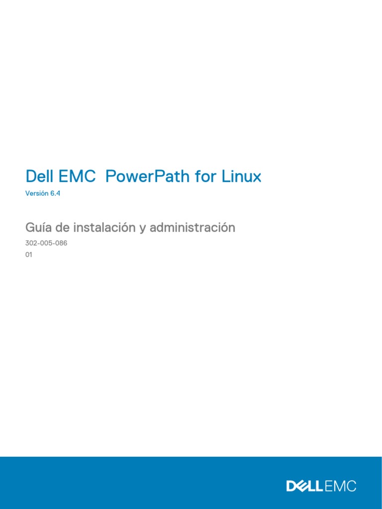 Guía de Instalación y Administración de PowerPath For Linux | PDF ...