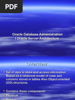 Oracle Database Administration I Oracle Server Architecture