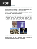 Cinética química (RESUMO)