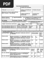 Biodata Ejemplo