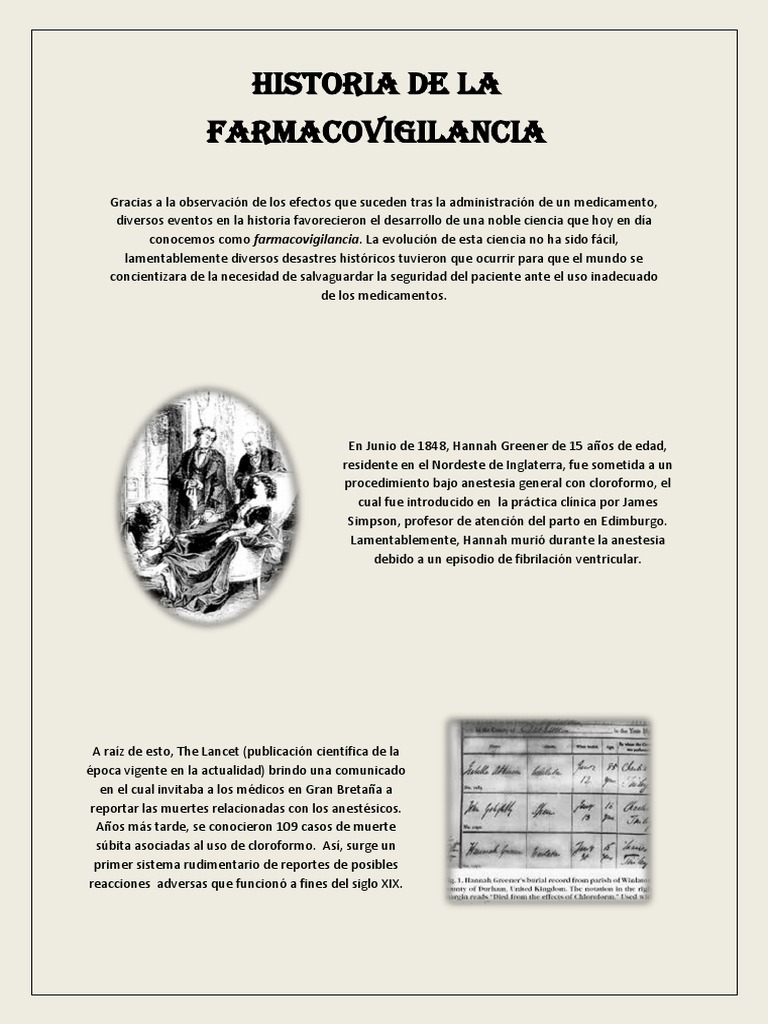 Historia de La Farmacovigilancia en El Mundo | PDF | Medicamentos con
