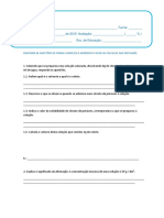 Fisico Química 7º Ano