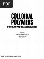 Download Colloidal Polymers Surfactant Science by Abdelhamid Elaissari by goon24 SN40105618 doc pdf