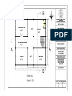 Denah LT 2 Skala 1:100: Mata Kuliah