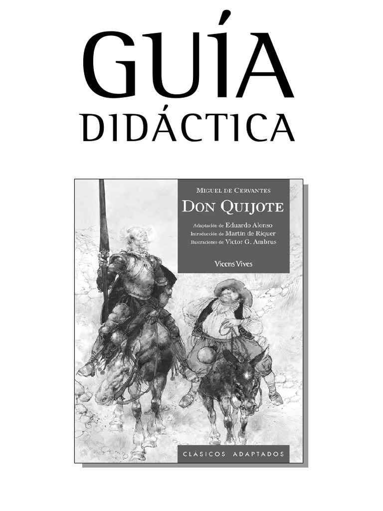 110670D_Guia_Don_Quijote_de_la_Mancha.pdf | Don Quijote ...