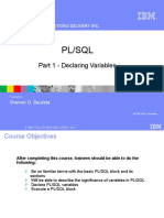 PLSQL Part1 Declaring Variables