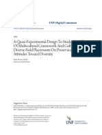 A Quasi-Experimental Design To Study The Effect of Multicultural PDF