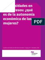 Que Es Autonomía Económica de Las Mujeres