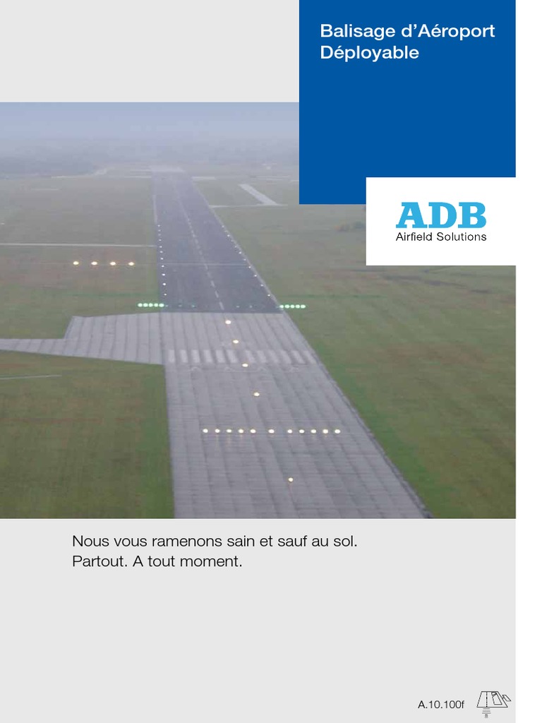 Balisage D A roport D ployable PDF A roport Piste a rodrome 