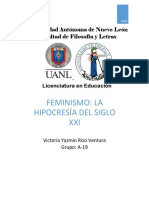 PIA. Feminismo Hipocresia Del Siglo XXI