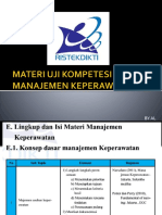 Materi Uji Kompetesi Manajemen Keperawatan