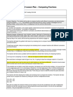 CUIN 4332 Lesson Plan - Comparing Fractions