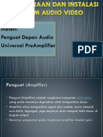 Perencanaan Dan Instalasi Sistem Audio Video